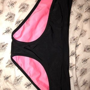 VS PINK black swim bottoms